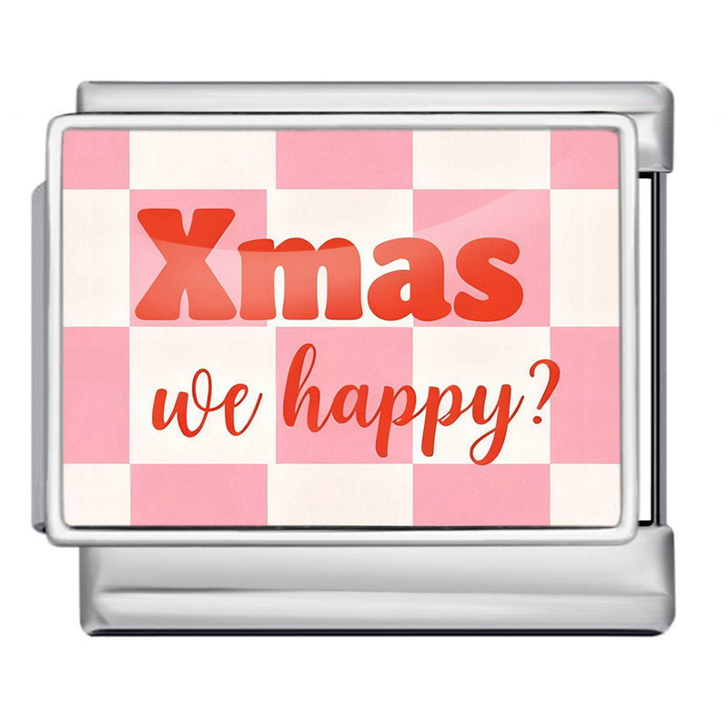 Wholesale  Italian Charm Bracelet 9mm DIY Christmas Series Picture Creative Stainless Steel Composable Bracelet