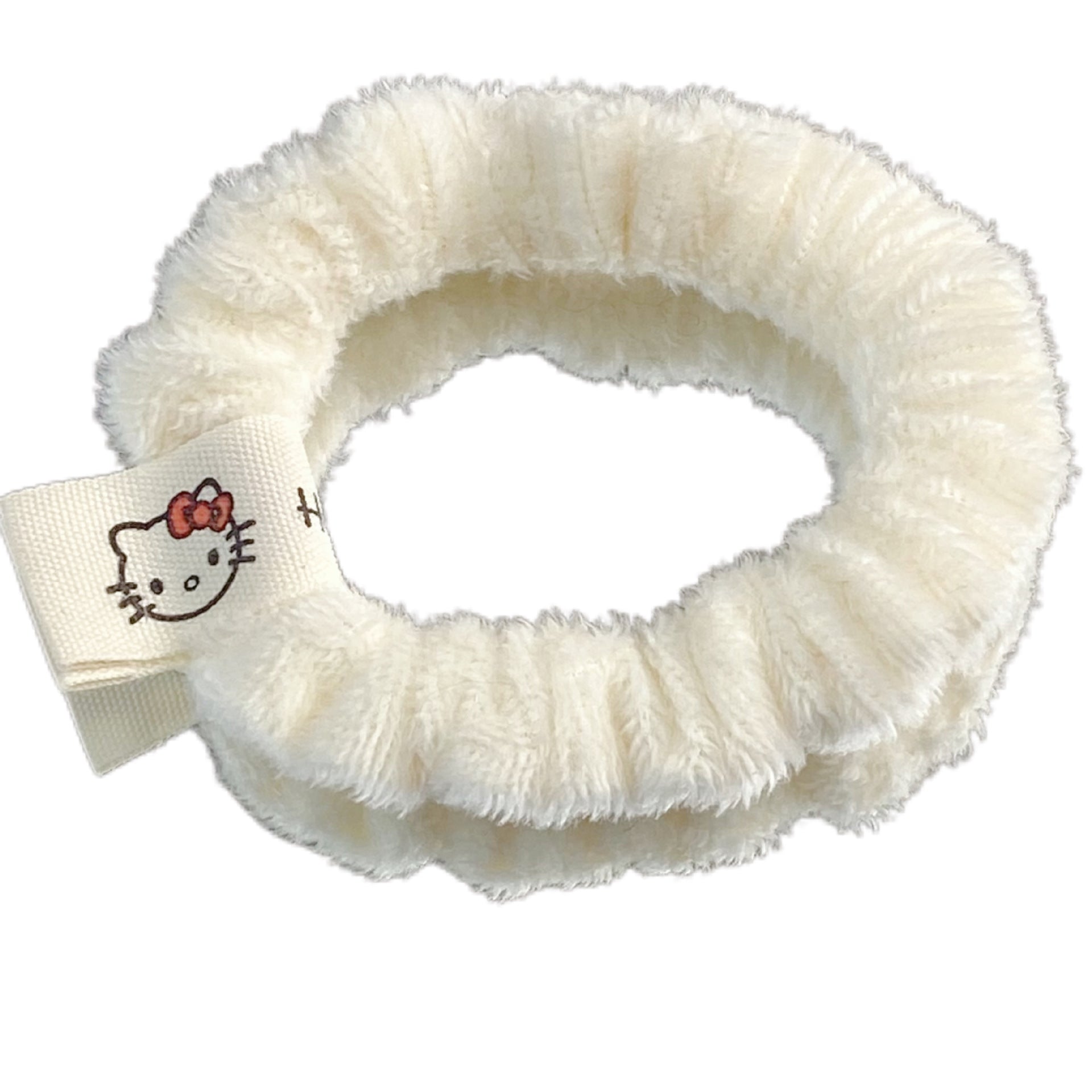 Wholesale Plush small  cute cat hair ring cartoon hair rope