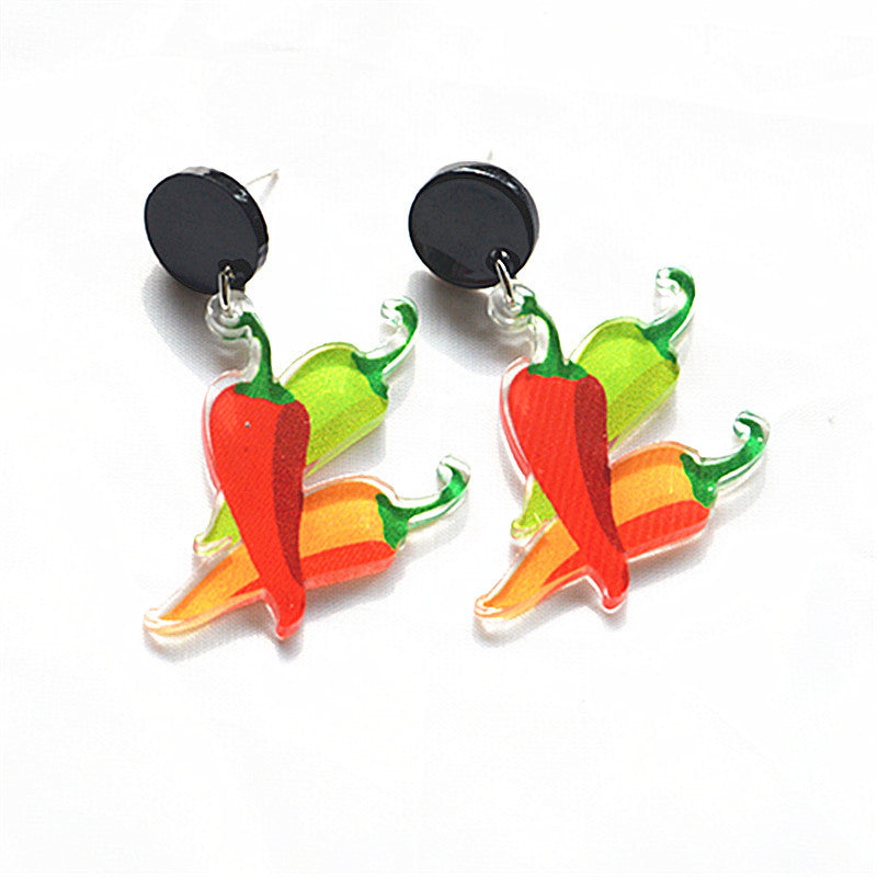 Wholesale Mexican Carnival Earrings  Acrylic Personalized Sweet Earrings for Women