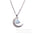 Wholesal women's alloy moon pendant fashion necklace
