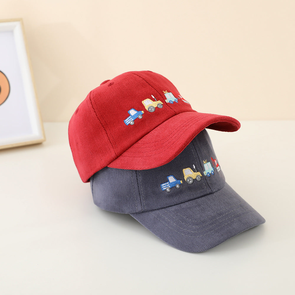 Wholesale Cartoon Children's Hats Brushed Cloth Baseball Cap Sun Hat Kids Hat ACC-KH-WoBang001