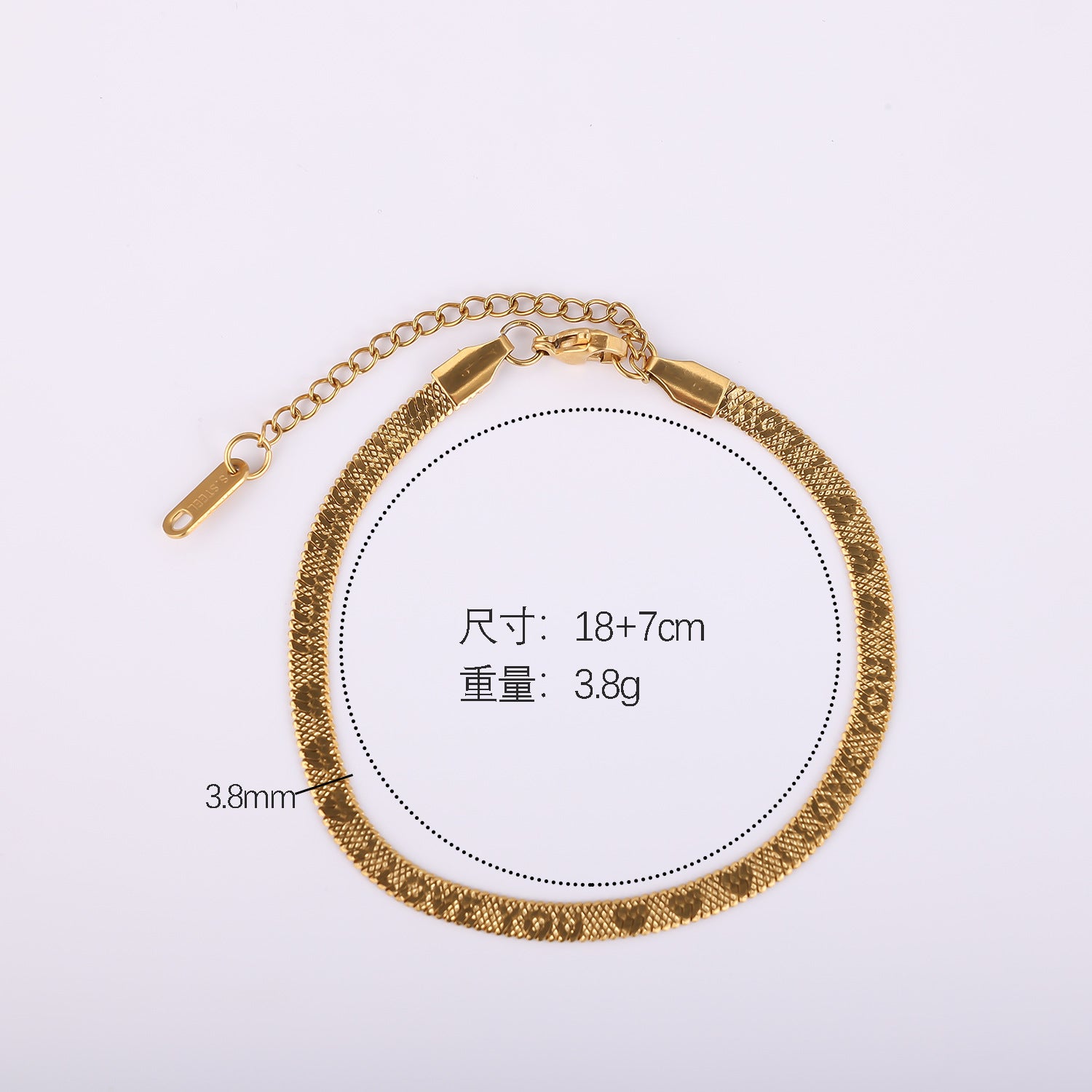 Wholesale Light Luxury Stainless Steel Cuban Chain