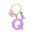 Wholesale  26 Letters Butterfly Tassel Pendant Keychains