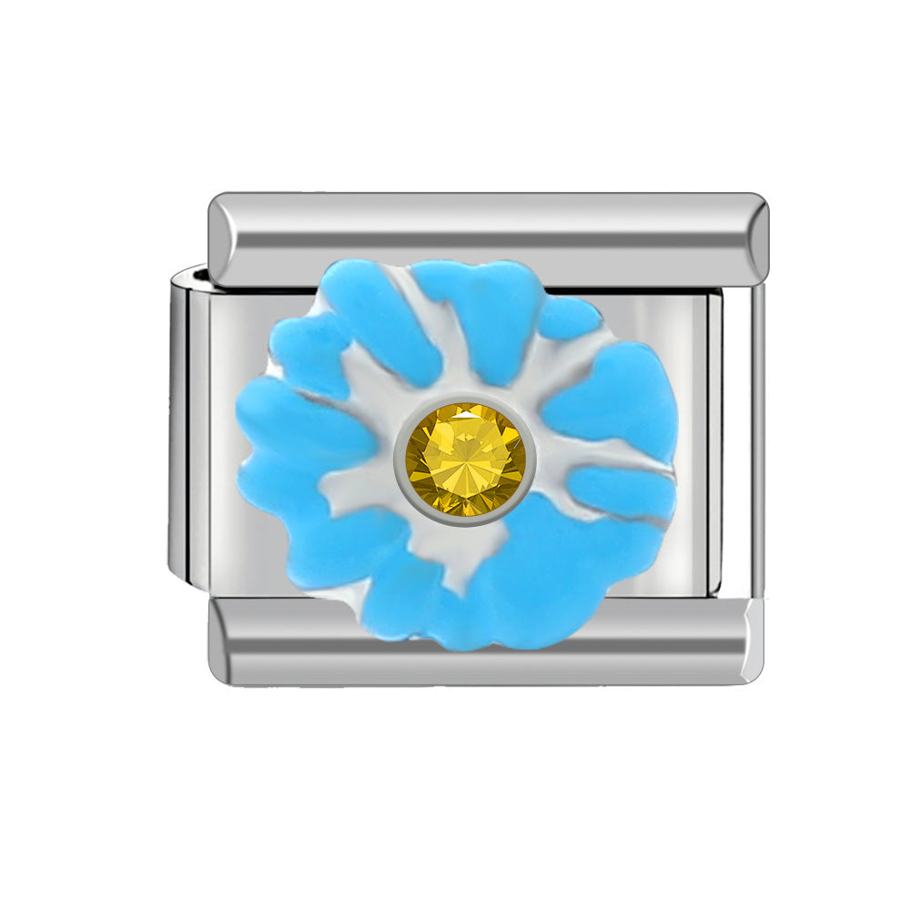 Wholesale Italian Charm Bracelet 9mm DIY Splicing Cute Creative Stainless Steel Composable Bracelet