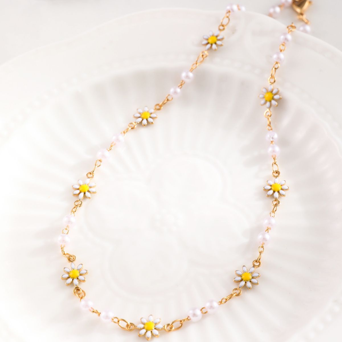 Wholesale Diamond Butterfly Necklace Colorful Diamond Clavicle Chain ACC-NE-JunJie004
