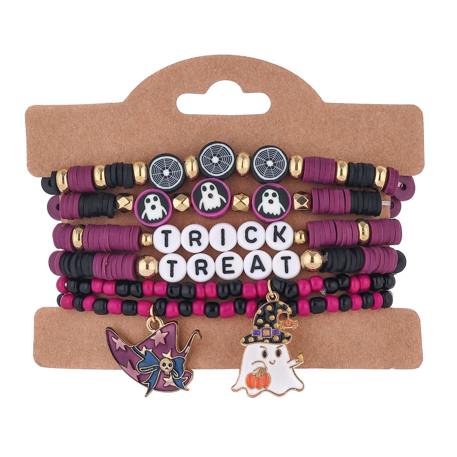 Wholesale European American Style  Soft Clay Bracelet Set,  Handmade Fashion Accessory