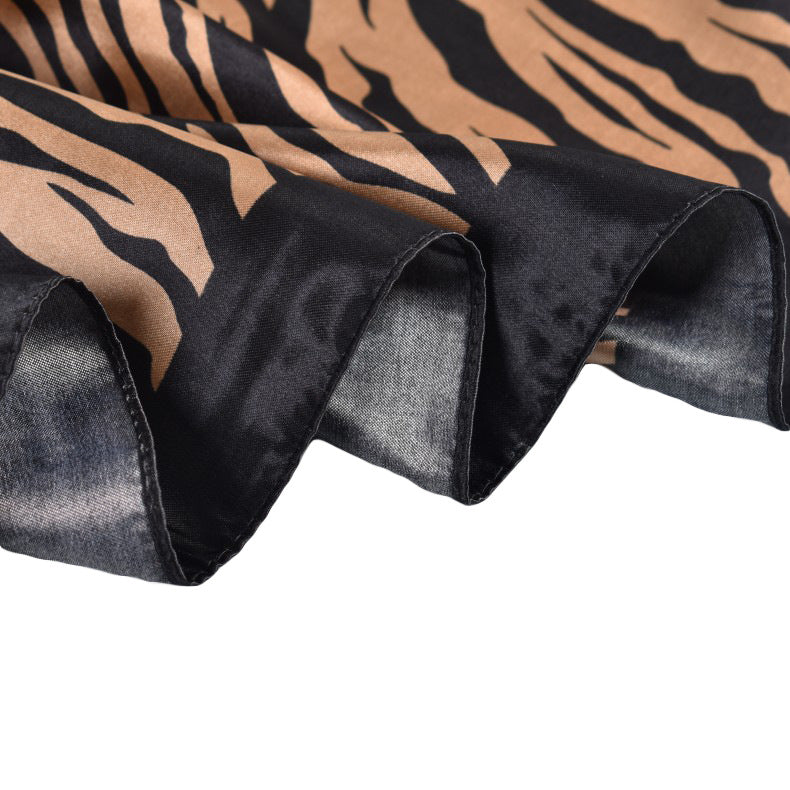 Wholesale 90 Satin Zebra Pattern Large Square Scarf Silk Scarf