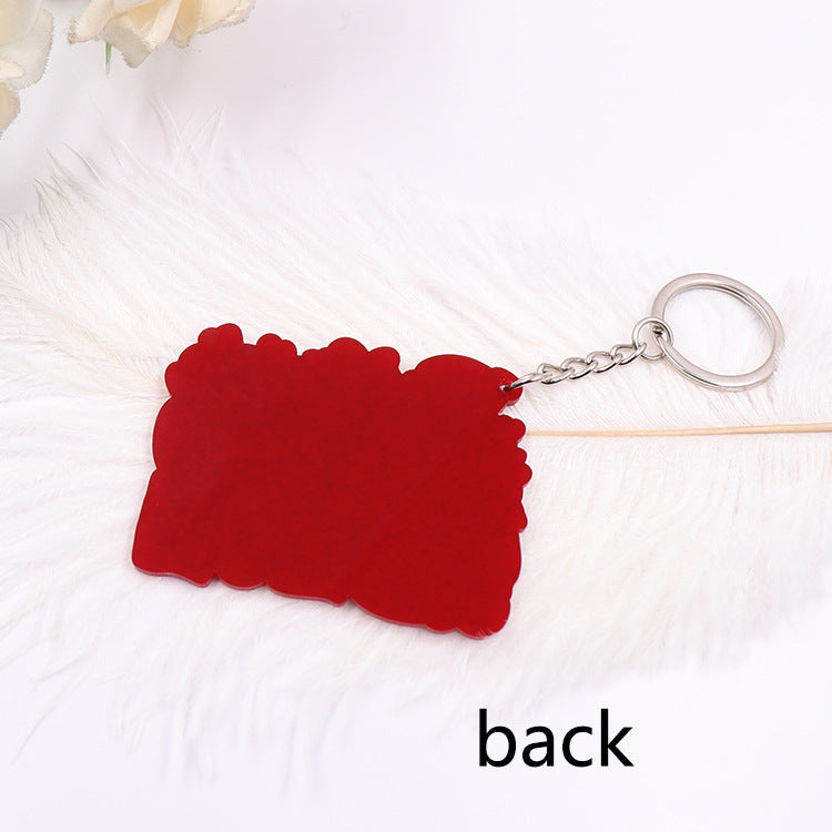 Wholesale MOM Mother's Day Baseball Ice Cream Acrylic Keychain ACC-KC-XiaoYan011