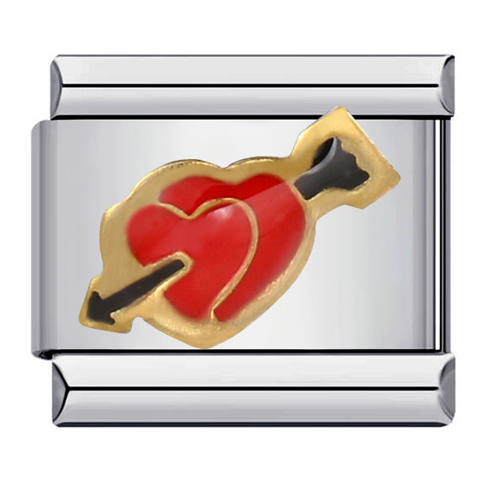 Wholesale Italian Charm Bracelet 9mm DIY Splicing Removable Gold Plated Oil Drop Cartoon Stainless Steel Composable Bracelet