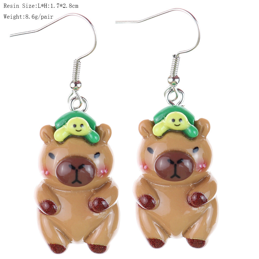 Wholesale  Cute Cartoon Luminous  Earrings