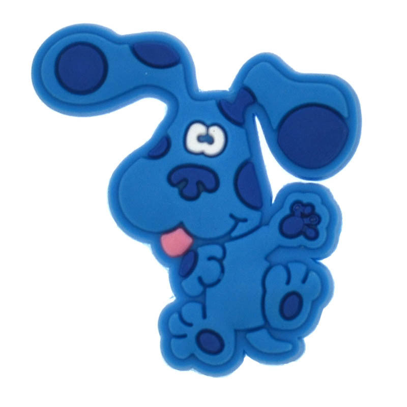 Wholesale  Random 100pcs Cute dog PVC Soft Rubber Shoe Buckle Decoration