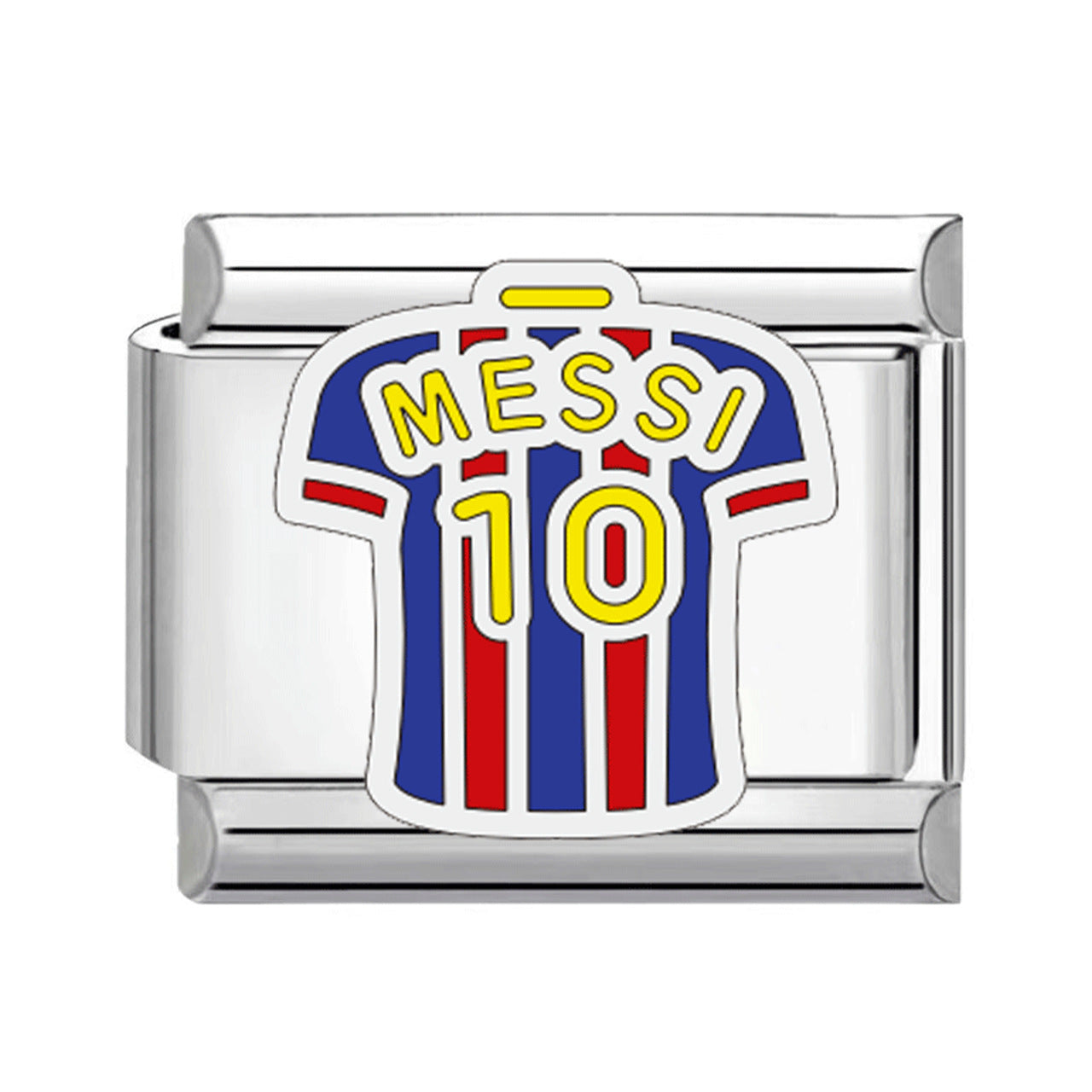 Wholesale Italian Charm Bracelet 9mm DIY Football Series   Creative Stainless Steel Composable Bracelet