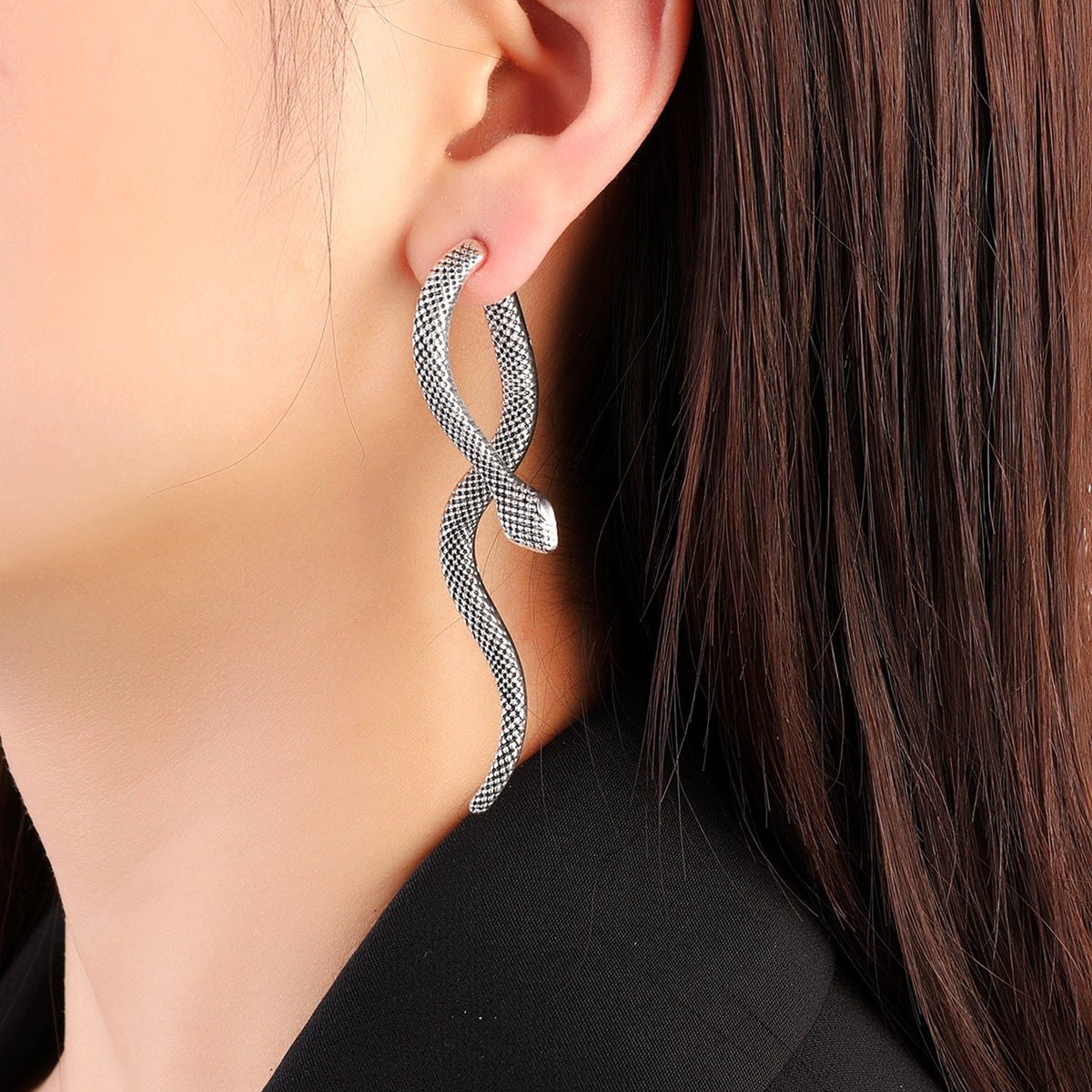 Wholesale Fashion Snake Earrings Alloy Electroplated Women' s  Party Accessory