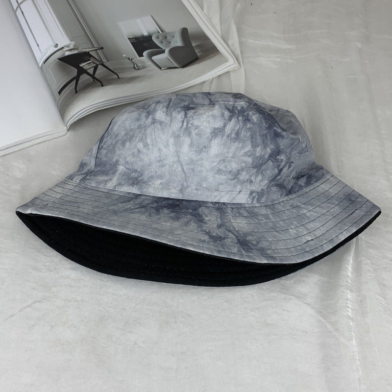 Wholesale  tie-dyed double-sided fisherman hat bucket hat