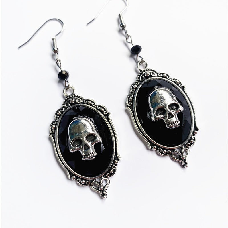 Wholesale  Gothic skull pendant, Gothic skull earrings