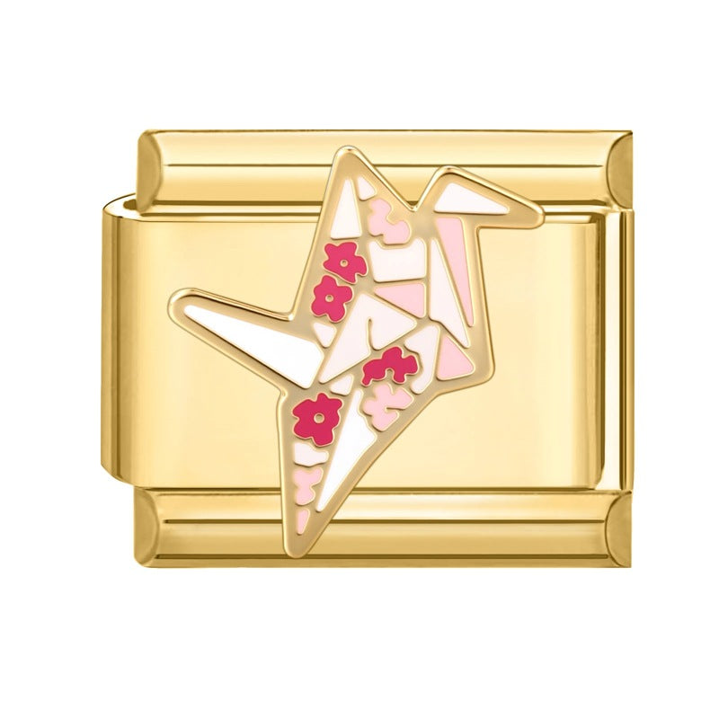 Wholesale Italian Charm Bracelet 9mm DIY Splicing Cute Creative Stainless Steel Composable Bracelet