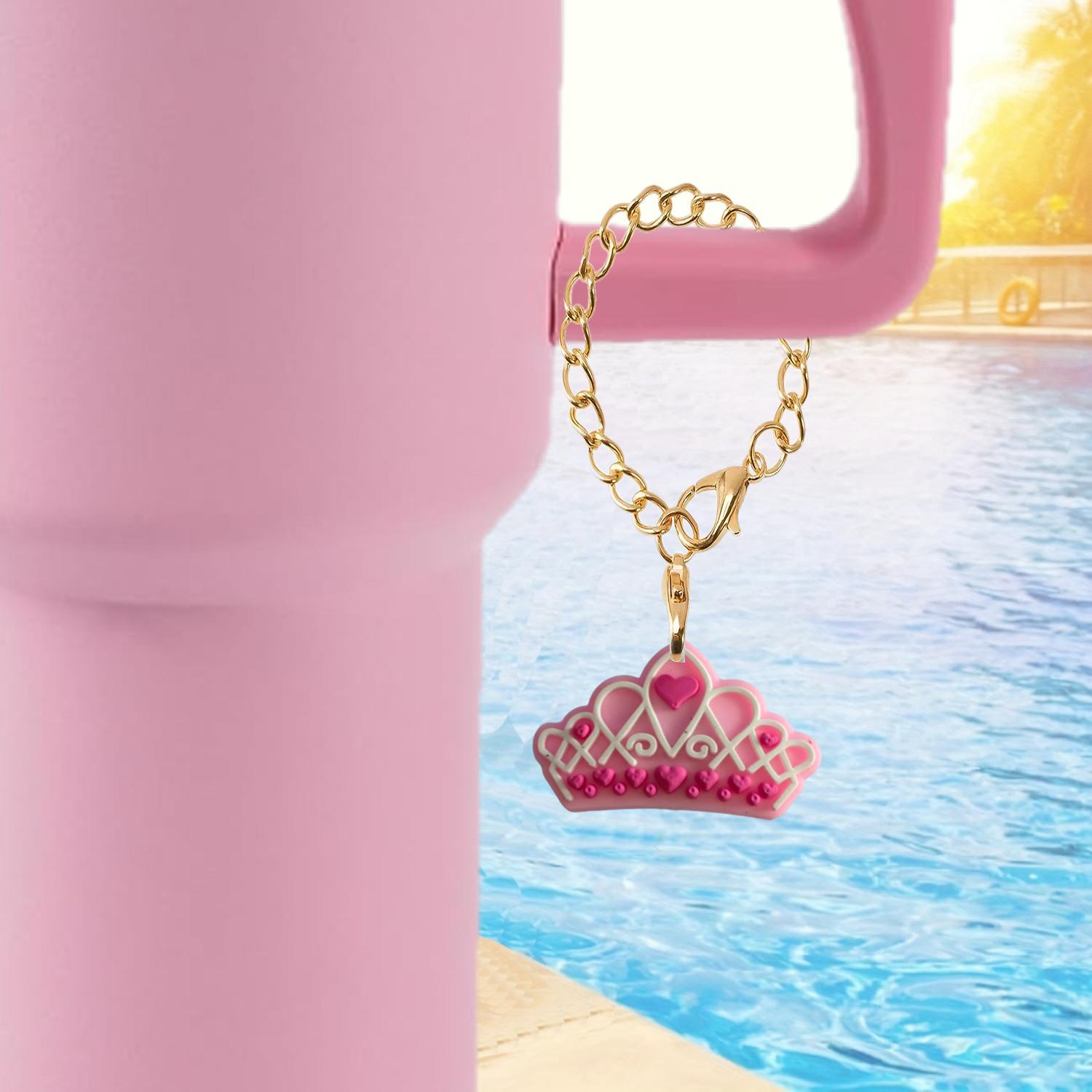 Wholesale Bow Crown Soft Rubber Hanging Chain Cup Accessories Chain ACC-CA-XieJi001