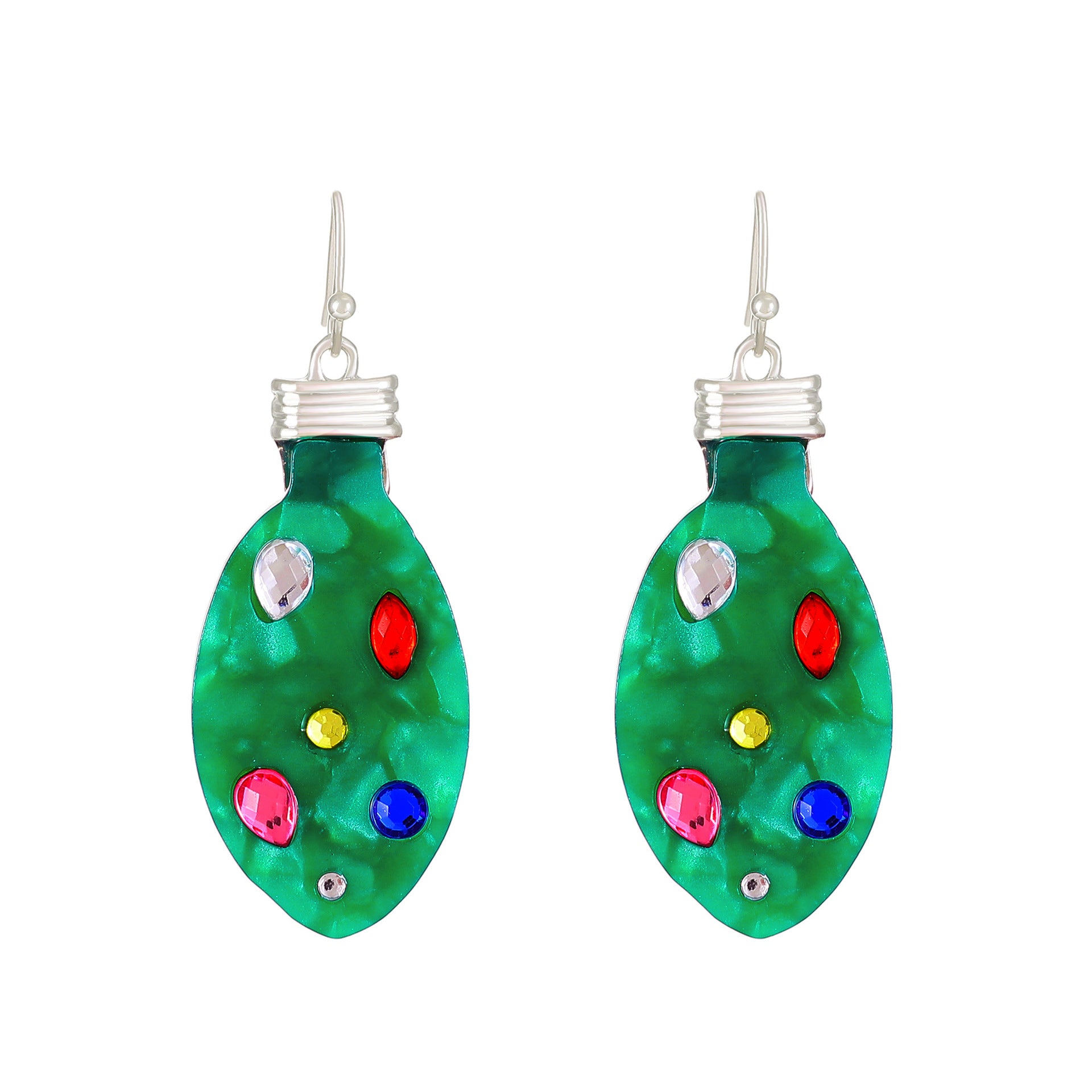 Wholesale Christmas crutches bell earrings