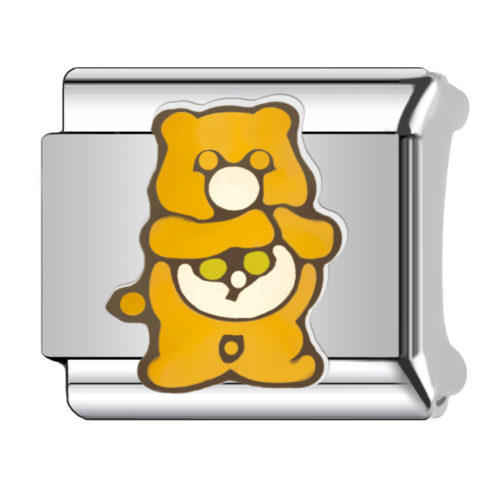 Wholesale  Italian Charm Bracelet 9mm DIY Splicing  Creative Stainless Steel Composable Bracelet