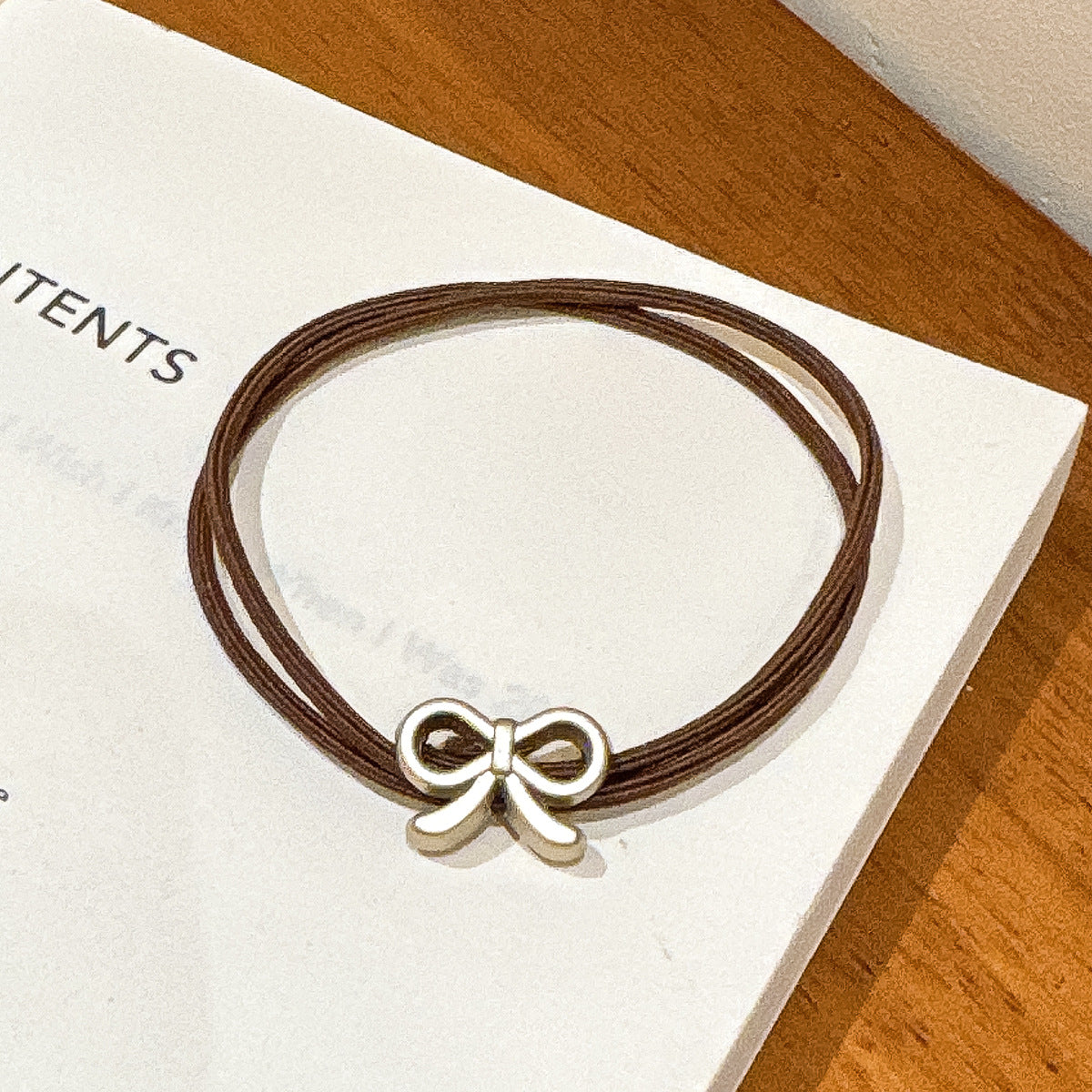 Wholesale 10pcs Simple Headband Small Rubber Band Durable Hair Tie Hair Scrunchies Bow Heart ACC-HS-Huidi005