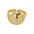 Wholesale  18K Gold Brass Geometric Glaze Comma Ring