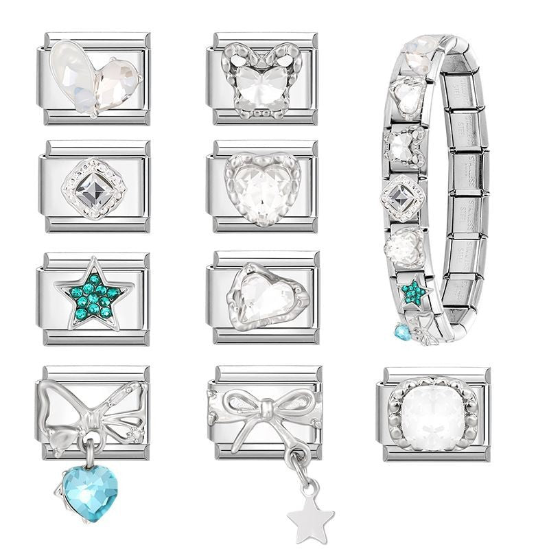 Bracelet de charme italien en gros 9 mm DIY TRAPE CRÉATIVE MOTEUR BRACILE POUR COMPOSABLE ACI