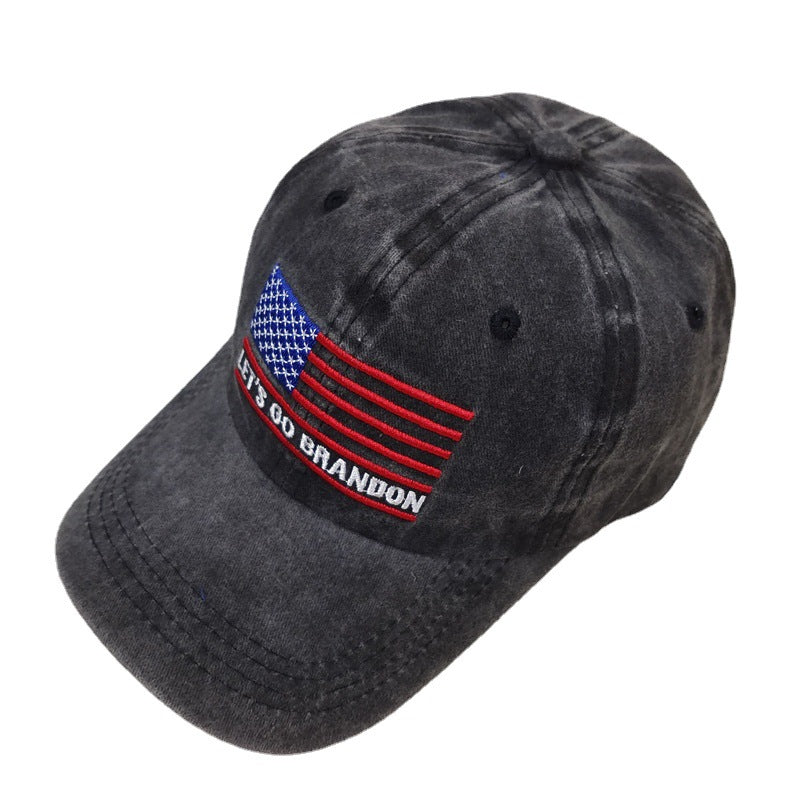 Wholesale Independence Day  Embroidered Washed Baseball Cap