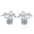 Wholesale 925 sterling silver bow earrings