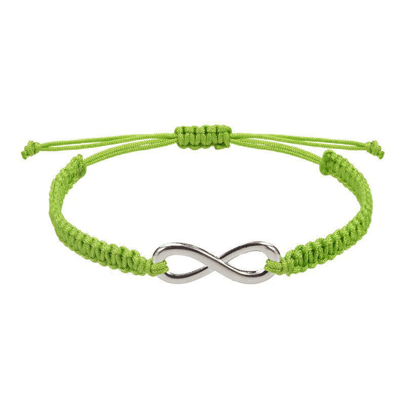 Wholesale  8-character Lucky Hand Rope Hand-woven Bracelet