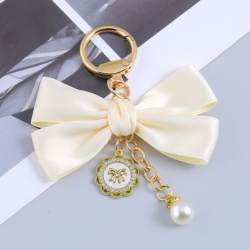 Wholesale Ribbon Bow Pendant Bag Keychain