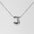 Wholesale  titanium steel smooth bubble letter necklace