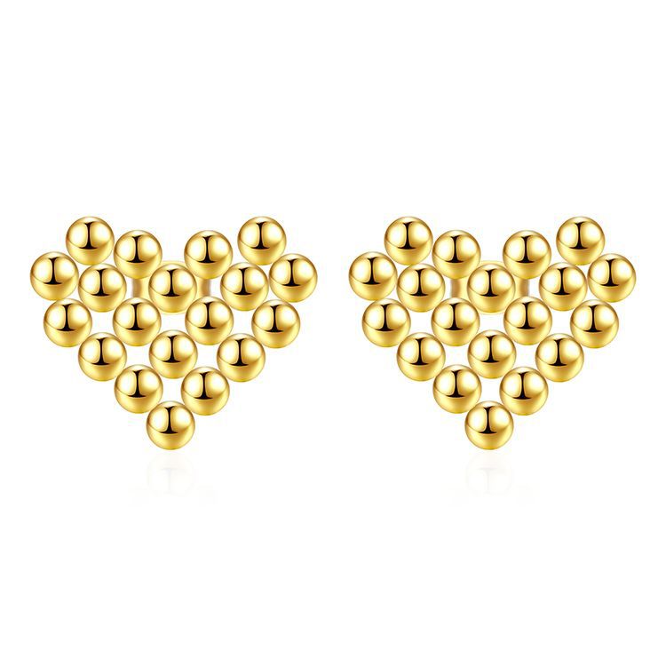Wholesale Stainless Steel Ball Bead Earrings - Trendy Jewelry Accessory for Women