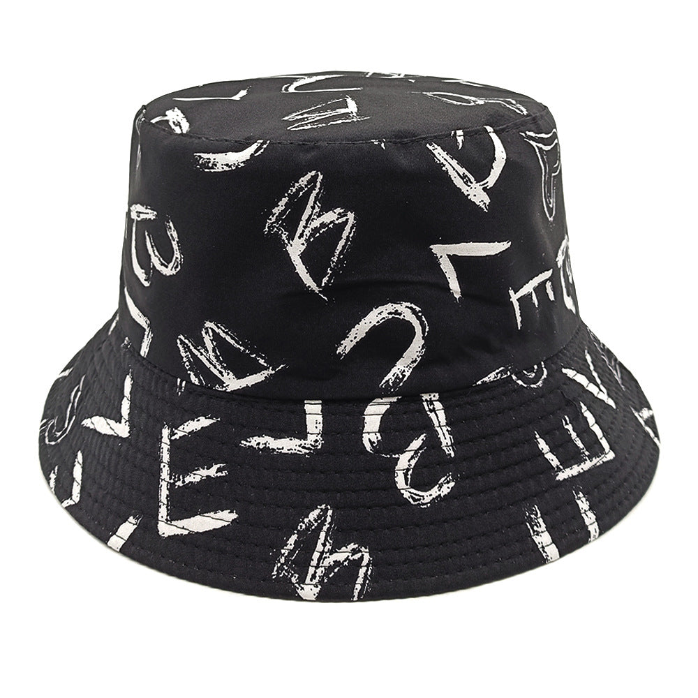 Wholesale Heart letter bucket hat