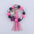 Wholesale Silicone Dog Paw Food Grade Silicone Bead Wrist Keychain
