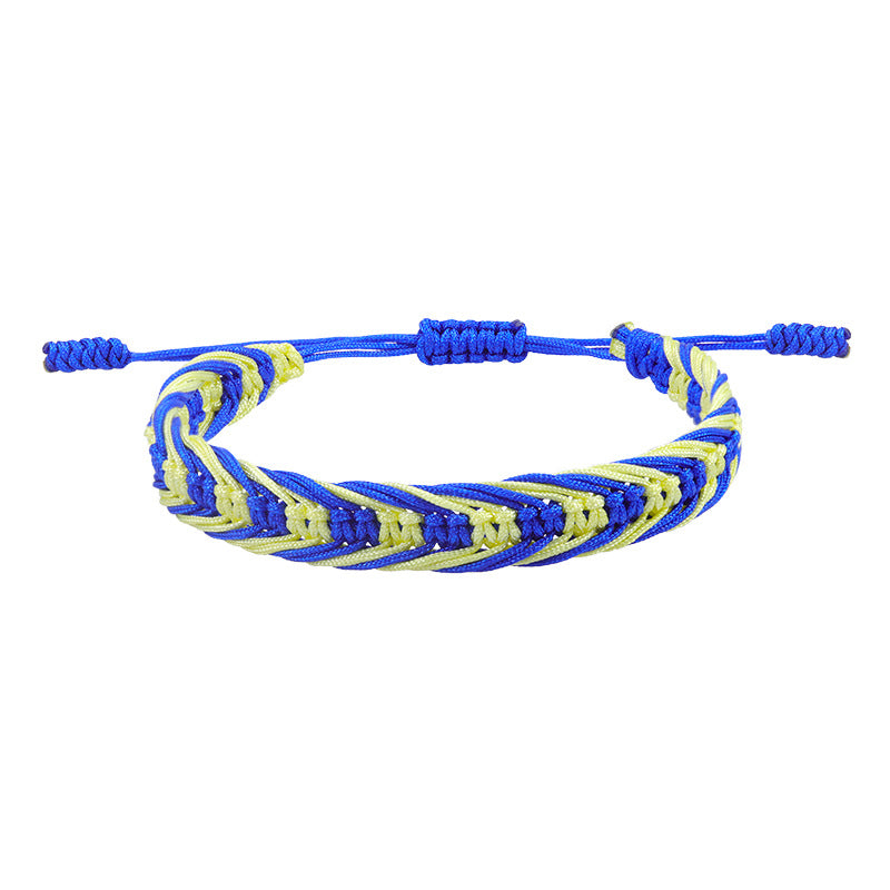 Wholesale Bohemian Style Colorful Woven Bracelets