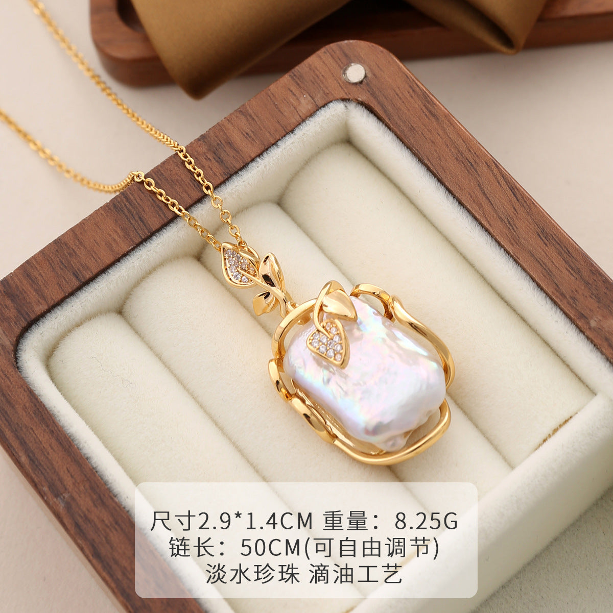 Wholesale Oil Painting Style Pendant Necklace