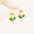 Wholesale  fashion purple tulip flower earrings