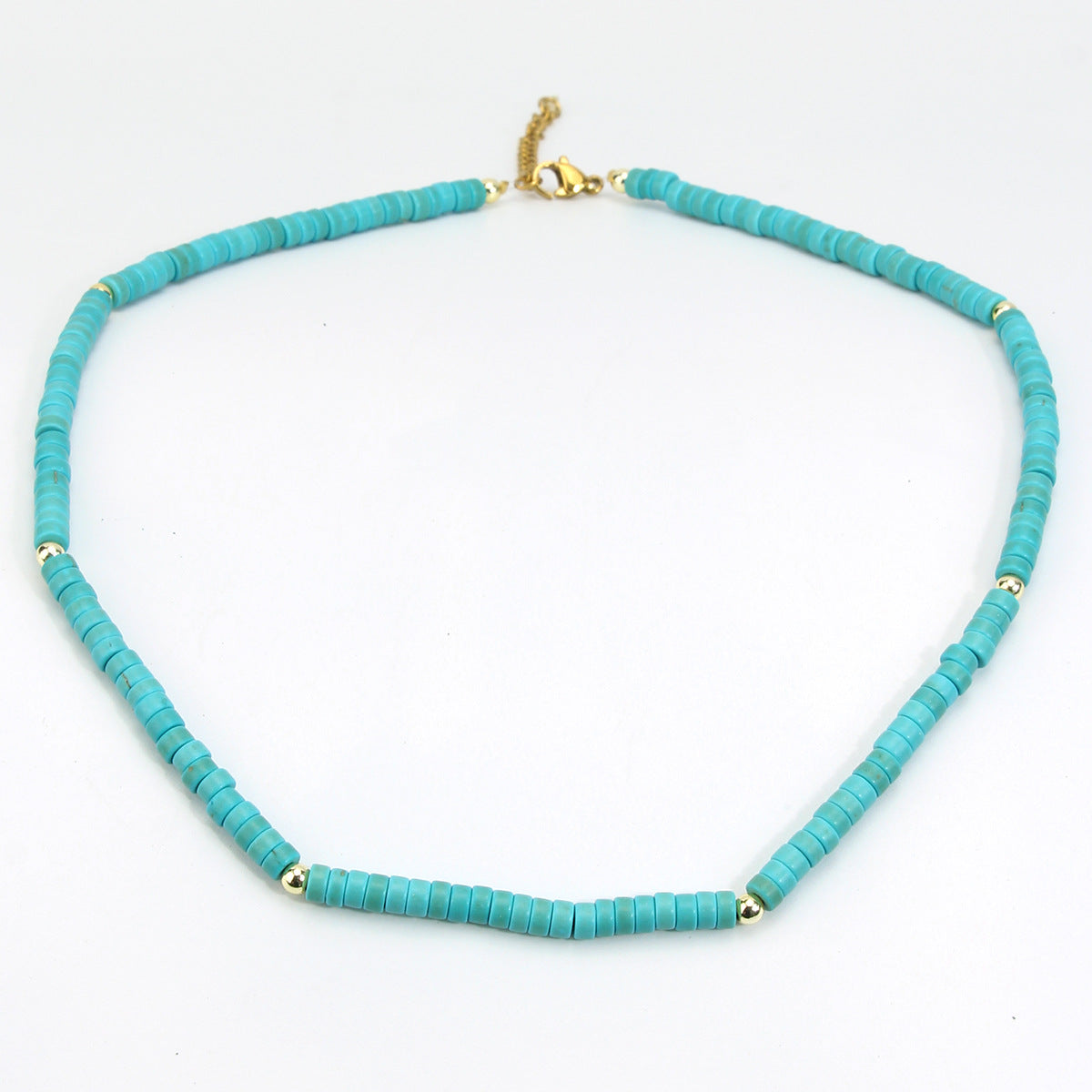 Wholesale Luxury Turquoise Beaded Clavicle Necklace