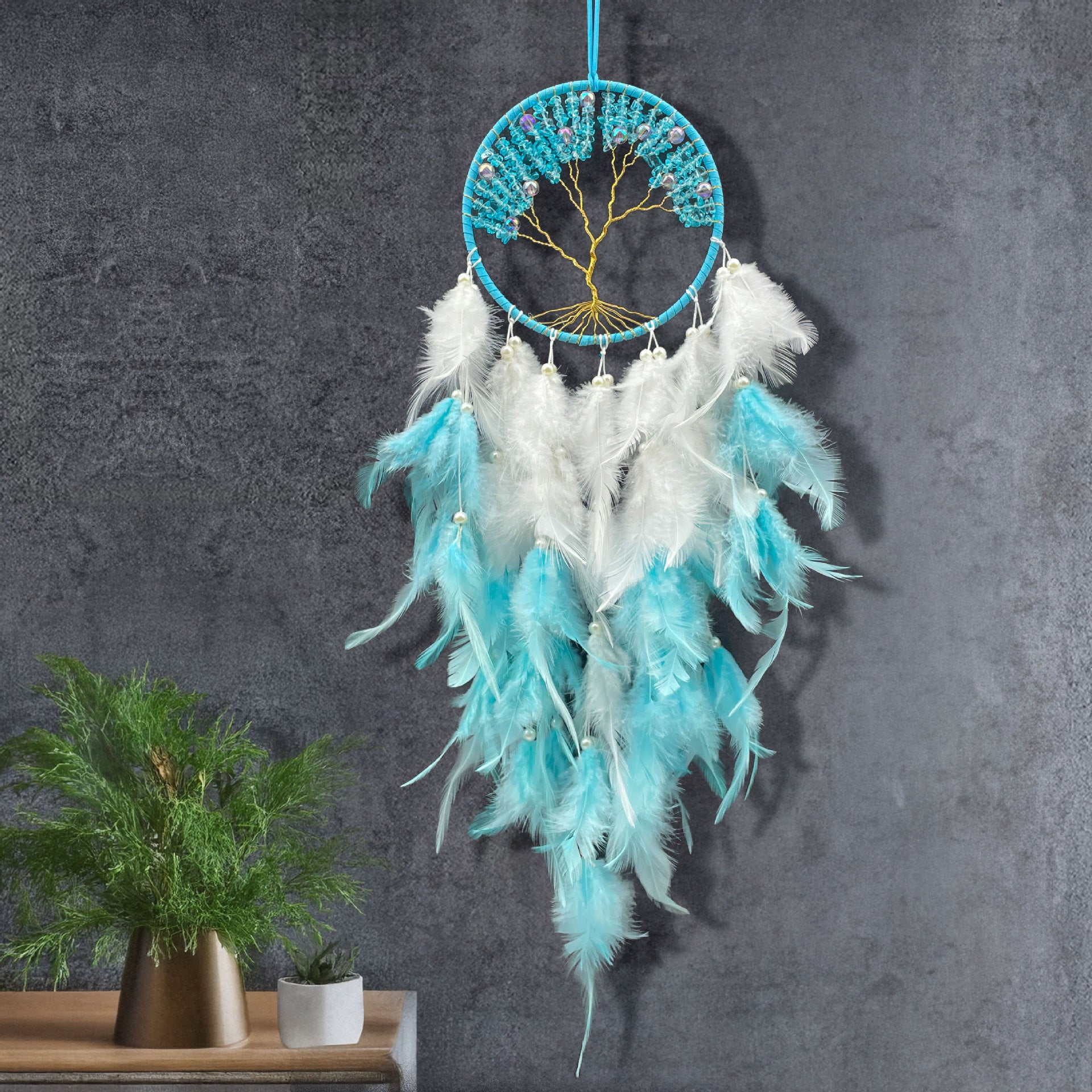 Wholesale Colorful Feather Dreamcatcher