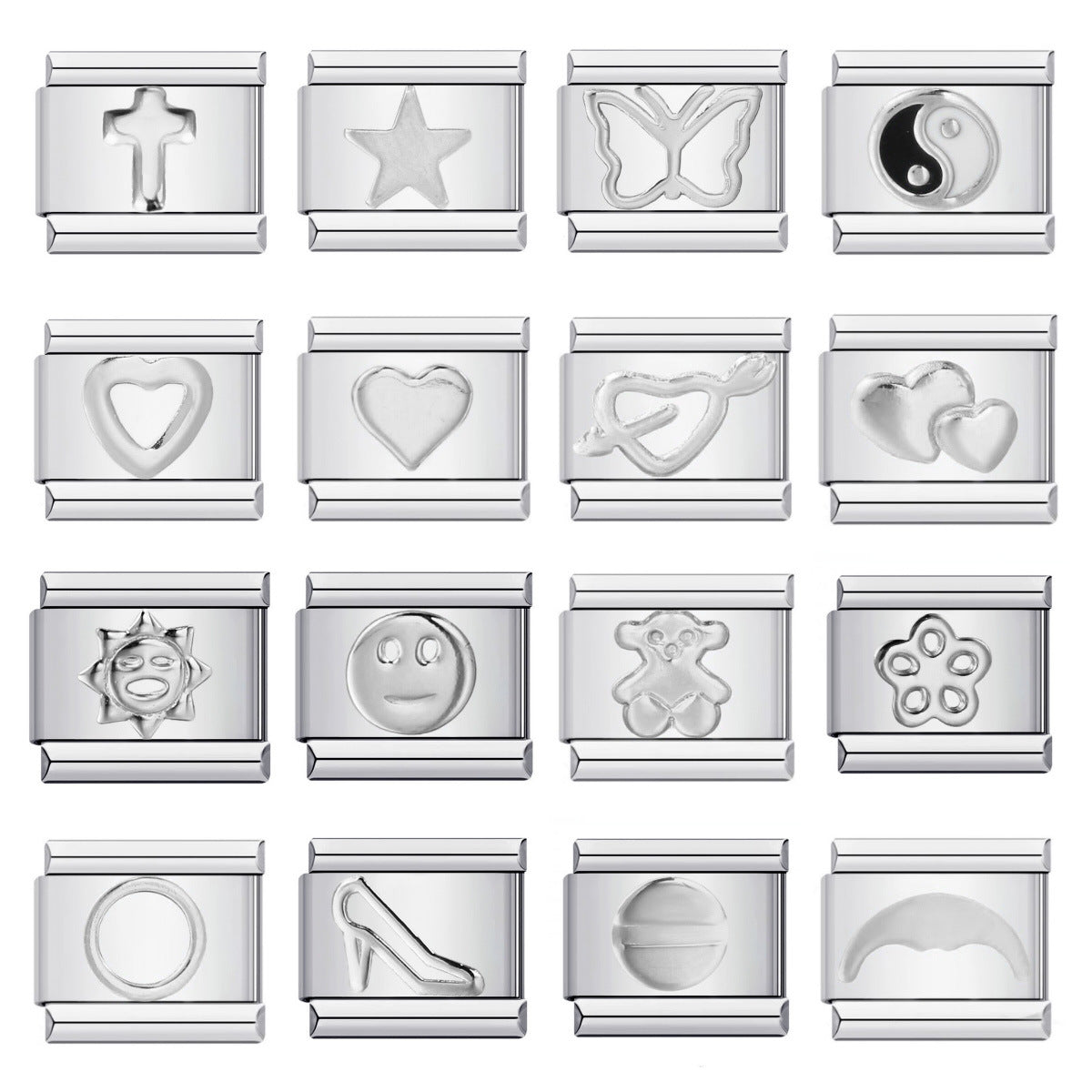 Wholesale Italian Charm Bracelet 9mm DIY Splicing Removable Stainless Steel Composable Bracelet ACC-BT-QiYing005