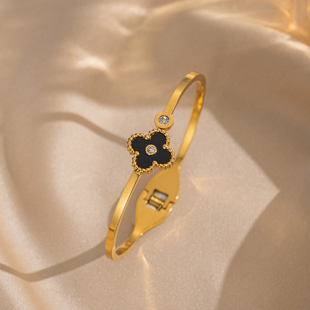 Wholesale Titanium Steel Diamond Bracelet ACCVIP-BT-KuCai016