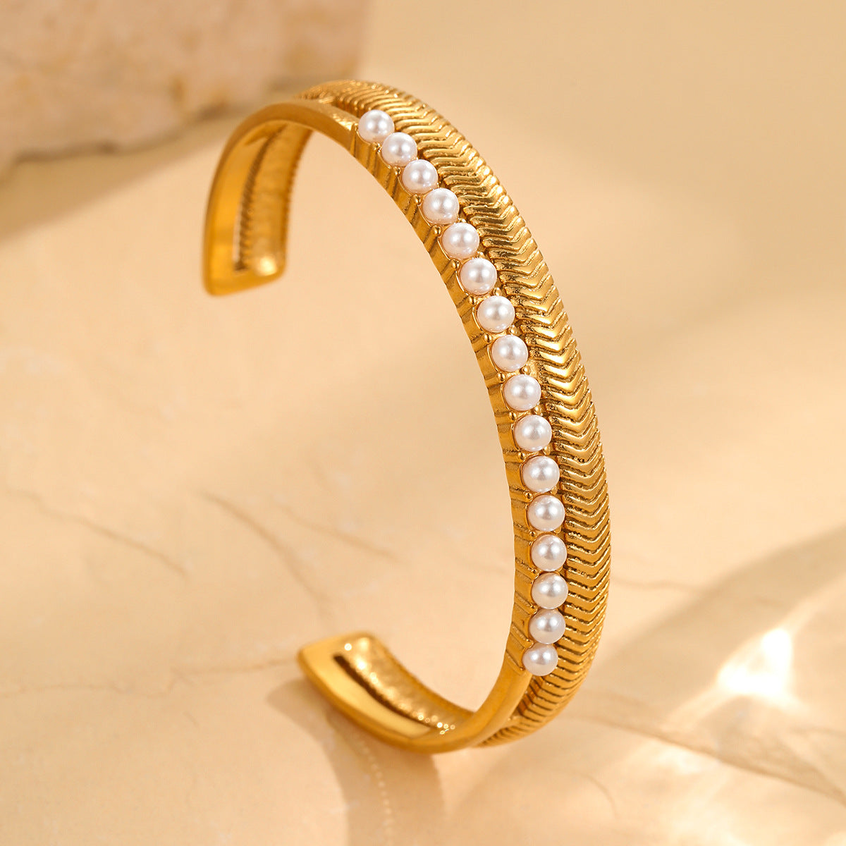 Wholesale  Square Zircon Bracelet  Stainless Steel Bracelet