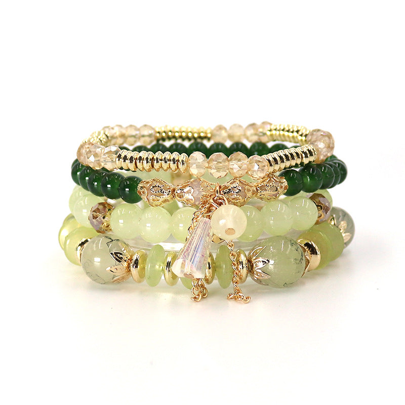 Wholesale Bohemian Multi-layer Crystal Temperament Bracelet ACC-BT-NaiHong002