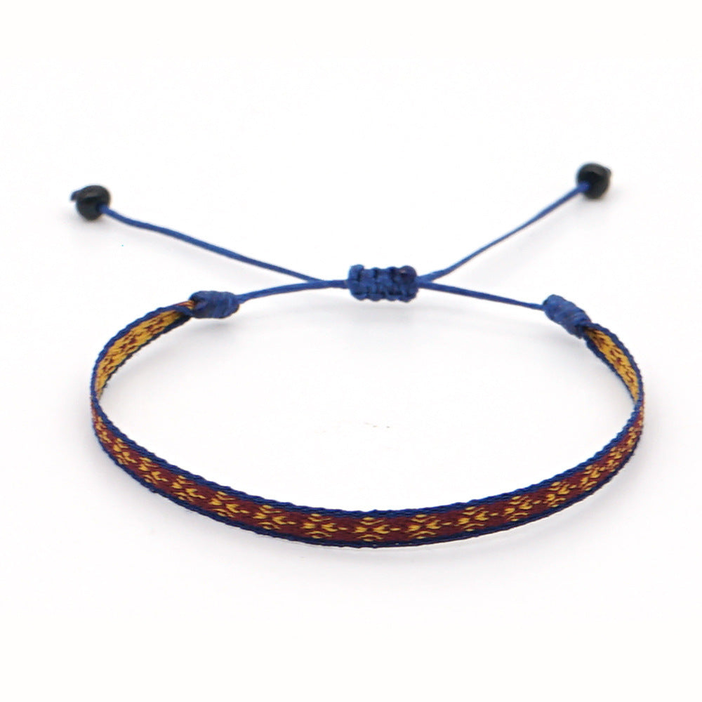Wholesale Ethnic Style Webbing Lucky Stacking Bracelets Miyuki ACC-BT-Qiqi020