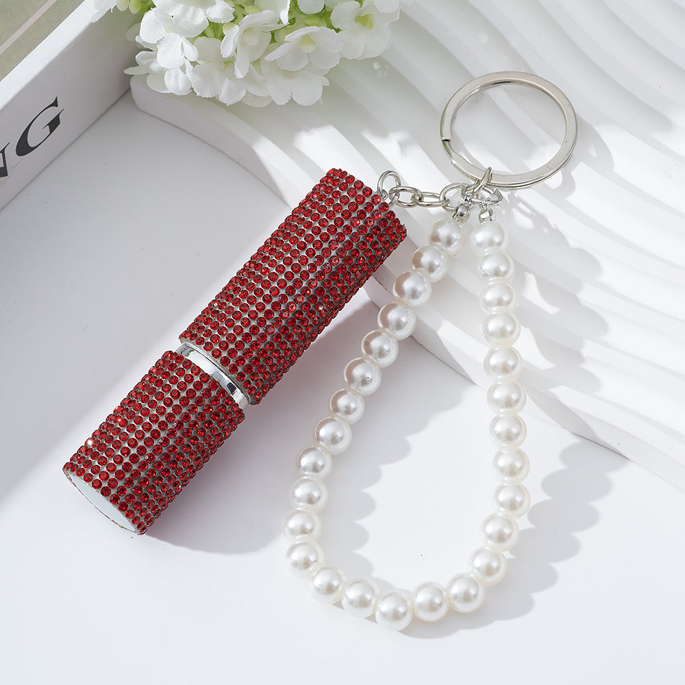 Wholesale  Diamond-Encrusted 5ml Creative  Keychain