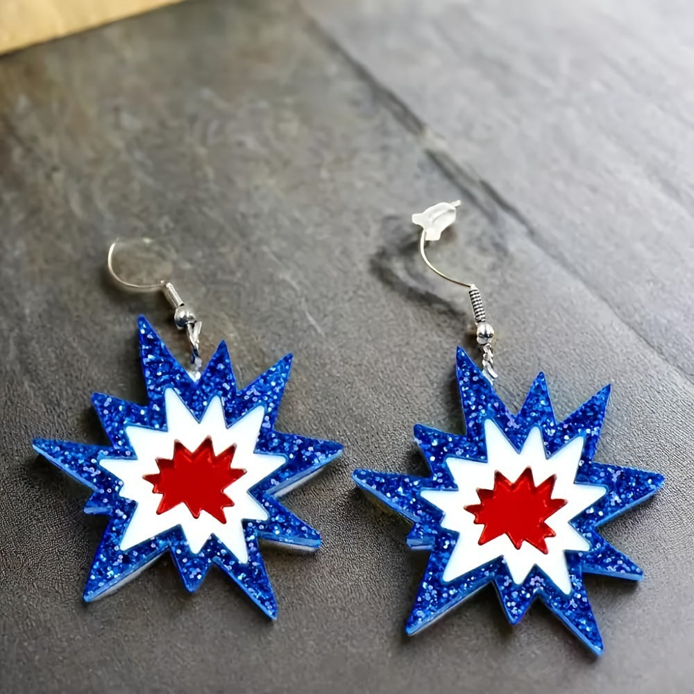 Wholesale Sparkling Independent Acrylic Earrings