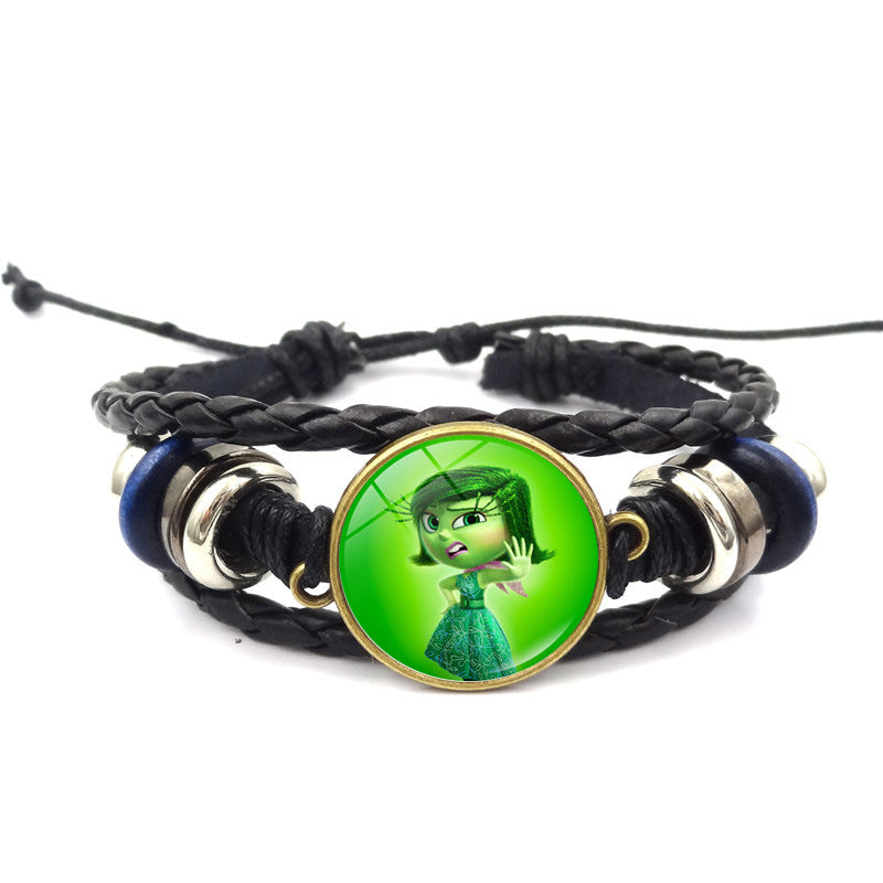 Wholesale Cartoon Cute Hand-woven Faux Leather Bracelet ACCVIP-BT-HengX002
