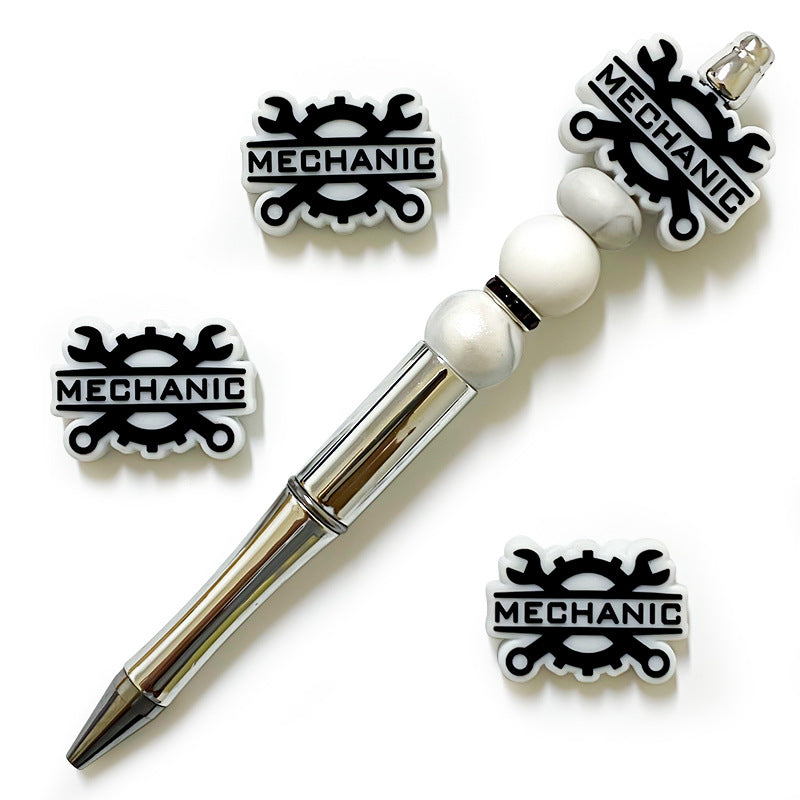 Wholesale 10pcs Cartoon Technician Repair Focal Beads DIY Beading Accessories ACC-BDS-WDX125