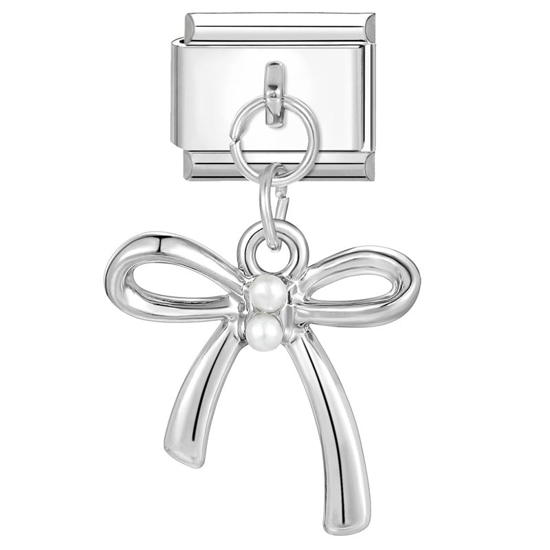 Wholesale Italian Charm Bracelet 9mm DIY creative steel color dream pendant  Creative Stainless Steel Composable Bracelet