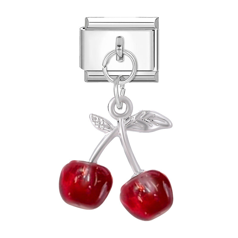 Wholesale  Italian Charm Bracelet 9mm DIY Splicing Cute Creative Stainless Steel Composable Bracelet